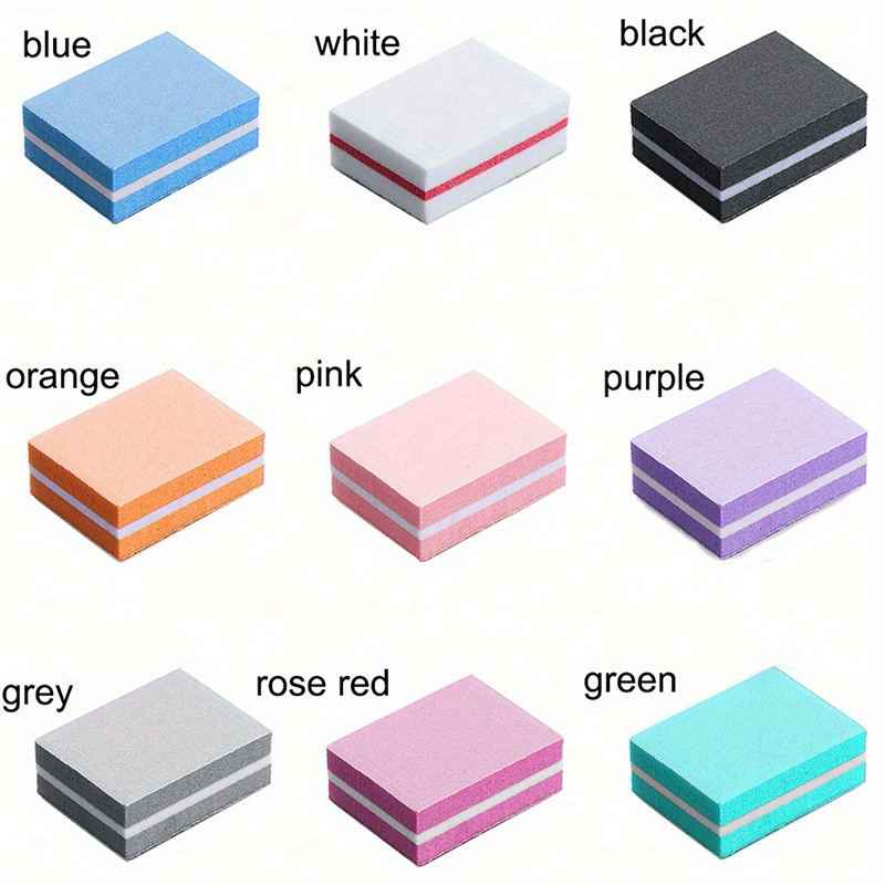 50Pcs 100/180 Gritt Mini Block Buffers - Image 3