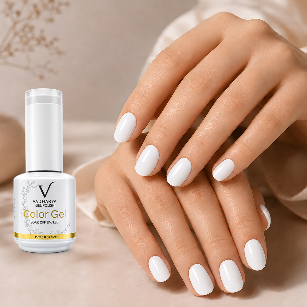 VADHARYA White Gel Polish 15ml