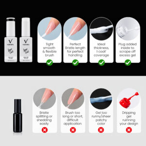 VADHARYA Black & White Liner Gel 10ml