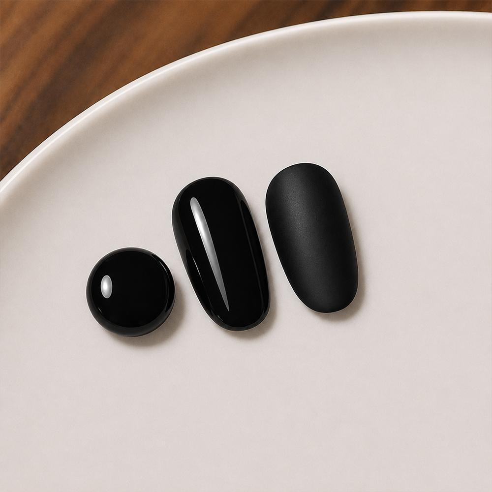 Black Gel Polish 15ml - Image 3
