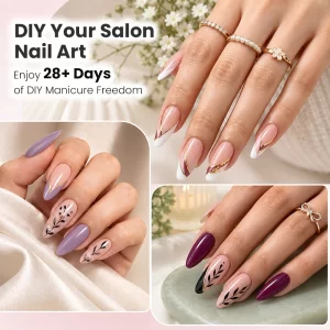 VADHARYA 8 in 1 Nail Glue Gel